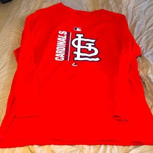 Men’s 2xl St. Louis Cardinals Long-sleeve Shirt